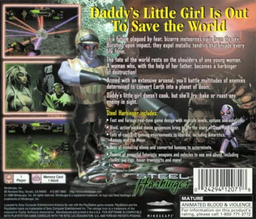 Steel Harbinger (US) box cover back